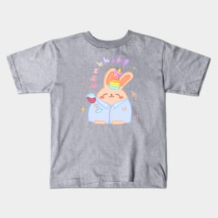 Chubbit Wine Party Logo (with font) Kids T-Shirt